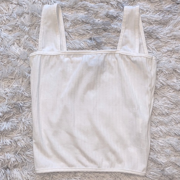 White MISSGUIDED tank top in size Medium - Picture 1 of 2